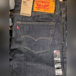 Levi's Men's Dark Blue Relaxed Jeans